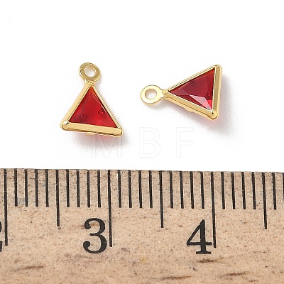 Brass Glass Charms KK-Z136-30G-02-1