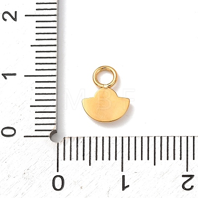 304 Stainless Steel Pendant Rhinestone Settings STAS-T026-02G-1