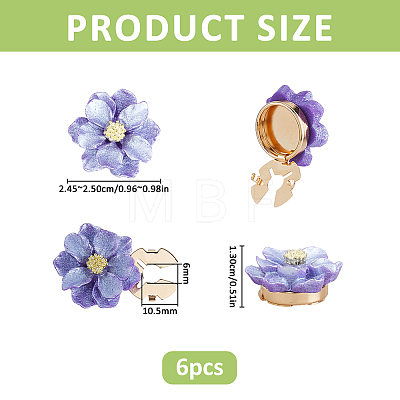 6Pcs Alloy Cufflinks FIND-PH0038-34B-1