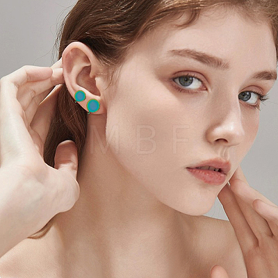20Pcs 10 Styles 304 Stainless Steel Cuff Earrings EJEW-HS0001-35-1