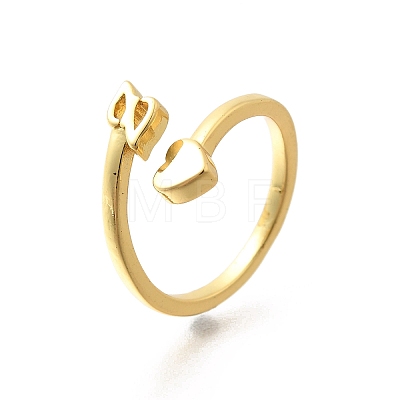 Brass Cuff Rings for Women RJEW-U044-Z-1