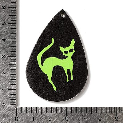 Halloween Imitation Leather Pendants FIND-K017-04D-03-1