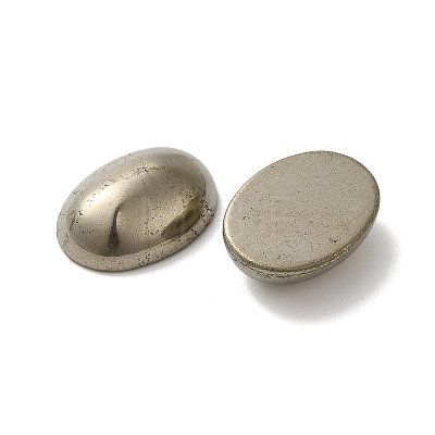 Natural Pyrite Cabochons G-G013-02H-1