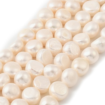 Natural Cultured Freshwater Pearl Beads Strands PEAR-P064-19L-02B-1