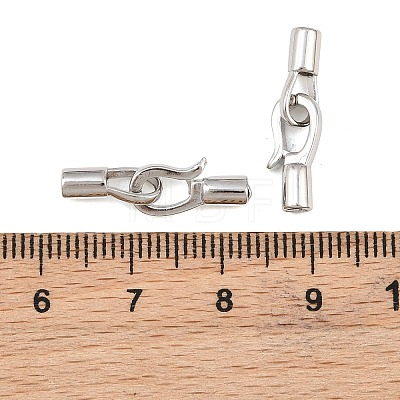 Brass Fold Over Clasps KK-CBA7392-01P-1