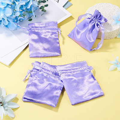 10Pcs Brocade Good Luck Fortune Drawstring Gift Blessing Bags PAAG-TADJ0001-01H-1