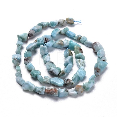 Natural Larimar Beads Strands G-K203-91-1