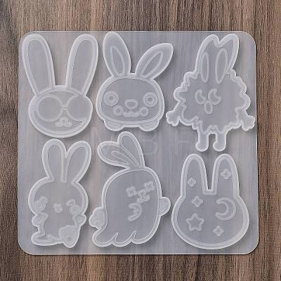 Animal Hair Clips Cabochon Silicone Molds DIY-Q033-03A-1