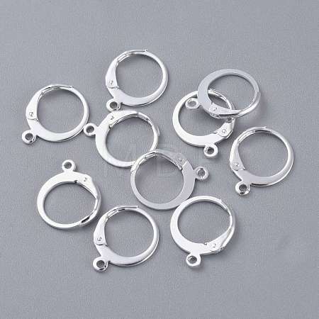 304 Stainless Steel Leverback Earring Findings STAS-K210-29S-1