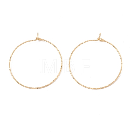 Ion Plating(IP) 316 Surgical Stainless Steel Hoop Earrings Findings STAS-D183-02G-03-1