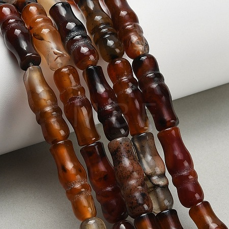 Natural Agate Beads Strands G-Z144-A02-01G-1