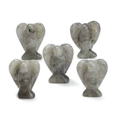 Natural Labradorite Gemstone Carved Angle Figurines GG-CBA8396-A10-1