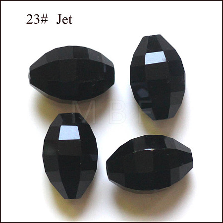 Imitation Austrian Crystal Beads SWAR-F056-11x8mm-23-1