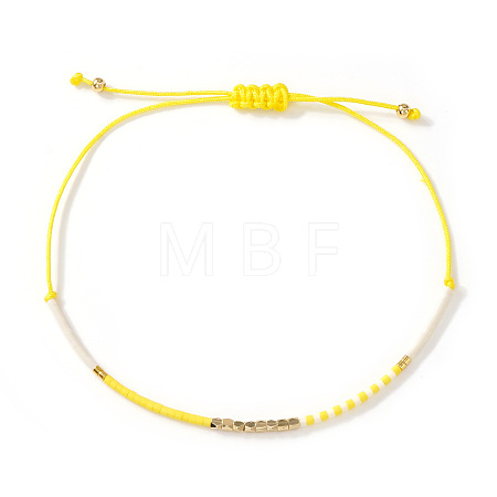 Bohemian Glass Seed Bead Braided Bracelets WO6368-5-1