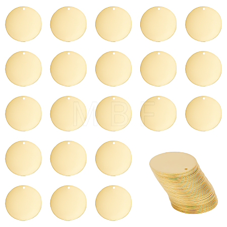 50Pcs Brass Stamping Blank Tag Pendants KK-WR0001-21-1