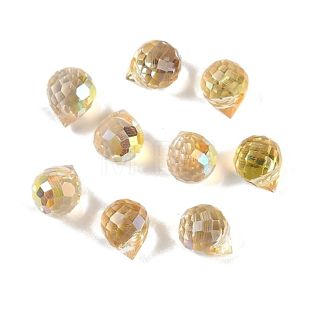 Electroplate Glass Beads EGLA-C008-01A-HP03-1