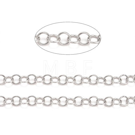 Tarnish Resistant 304 Stainless Steel Rolo Chains CHS-F011-08D-P-1