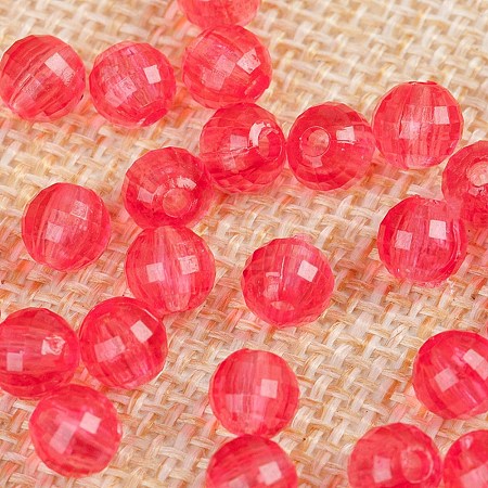 Transparent Acrylic Beads TACR-NH0001-D-18-1