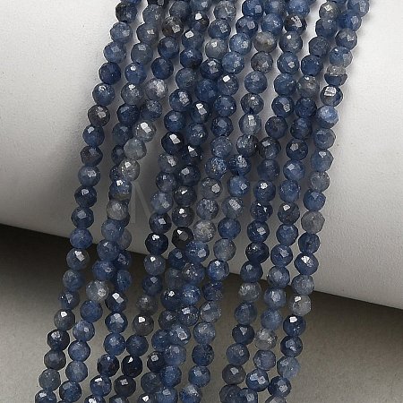Natural Sapphire Beads Strands GG-CBA77FB-B07-2.8mm-1