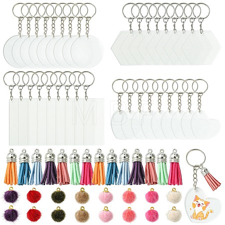 DIY Blank Keychain Making Kit DIY-FS0005-25-1