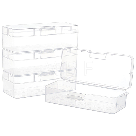 Transparent Plastic Storage Boxes LS-CON-WH0094-35B-1