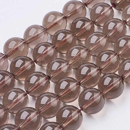 Smoky Quartz Beads Strands X-G-C076-10mm-4-1