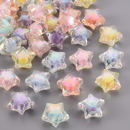 Transparent Acrylic Beads TACR-S152-02D-1