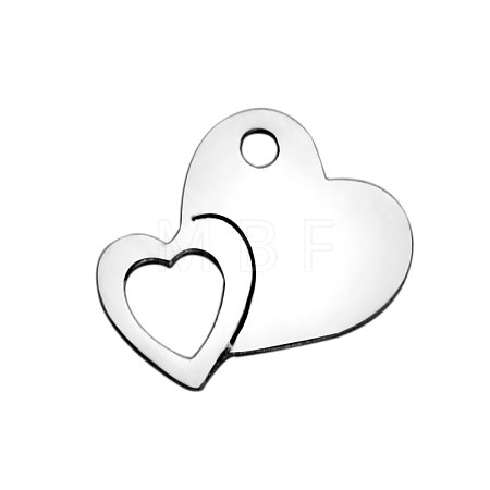 Non-Tarnish 201 Stainless Steel Charms STAS-Q201-T148-1