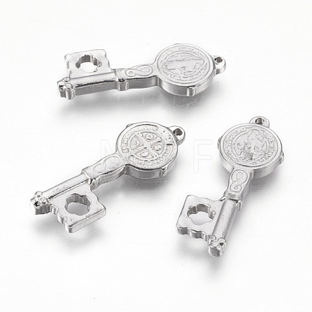 Non-Tarnish 201 Stainless Steel Pendants X-STAS-O118-02P-1