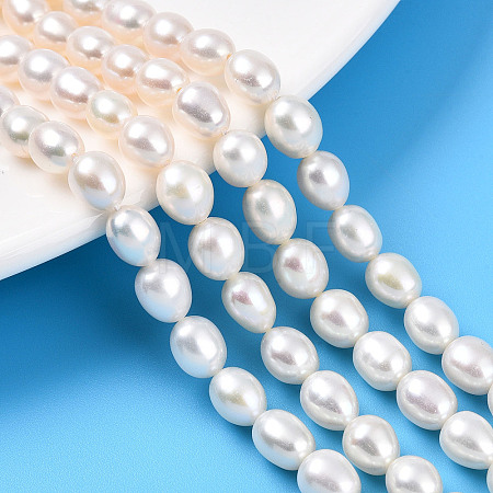 Natural Cultured Freshwater Pearl Beads Strands PEAR-N012-06-03A-1