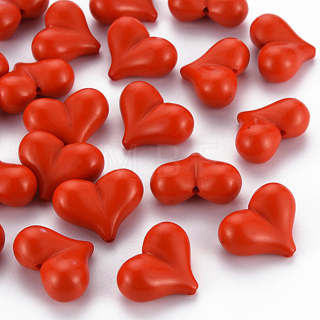 Opaque Acrylic Beads X-MACR-S373-70-A01-1