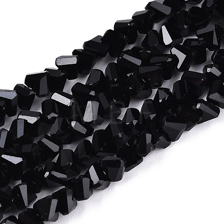 Opaque Glass Beads Strands X-GLAA-N019-4mm-01-1