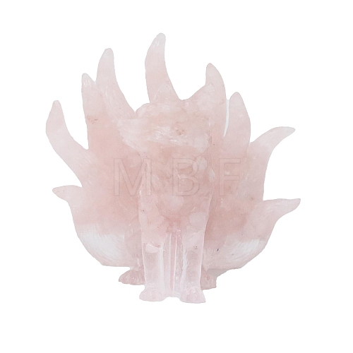 Resin Nine-tailed Fox Display Decoration PW-WG76171-03-1