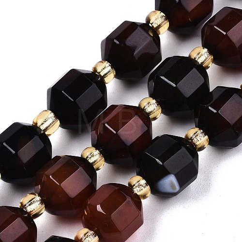 Natural Agate Beads Strands G-T131-82B-11-1