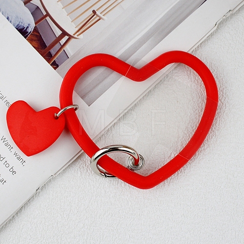 Silicone Heart Loop Phone Lanyard MOBA-PW0001-27A-1