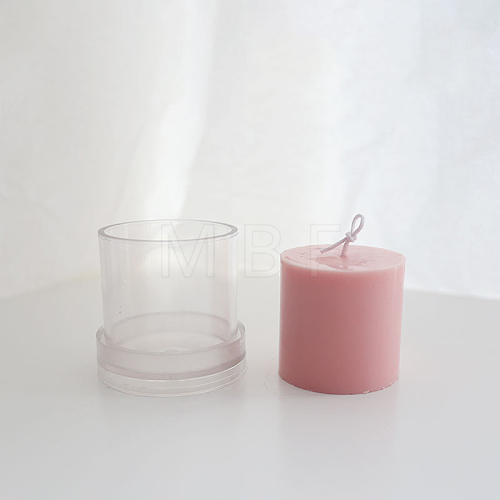 DIY Plastic Pillar Candle Molds CAND-PW0001-015D-1