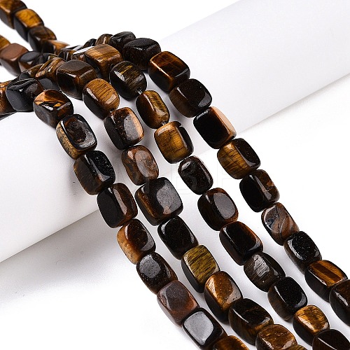 Natural Tiger Eye Beads Strands G-T138-103-1