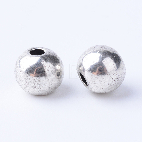 Tibetan Style Alloy Spacer Beads TIBE-Q063-65AS-RS-1