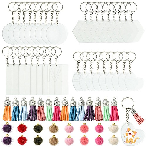 DIY Blank Keychain Making Kit DIY-FS0005-25-1