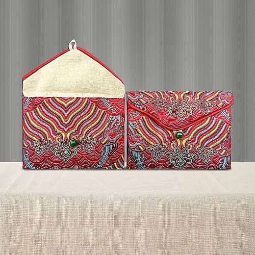 Chinese Style Gift Blessing Bags Envelope Bags PW-WG71878-03-1