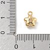 Brass Micro Pave Cubic Zirconia Pendants KK-D283-19G-3