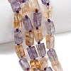 Natural Ametrine Beads Strands G-C270-K20-1