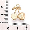 Alloy Rhinestone Pendants PALLOY-T092-24G-04-3