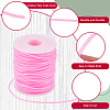 1 Roll Hollow Pipe PVC Tubular Synthetic Rubber Cord RCOR-CP0001-01F-6