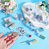95g 19 colors 11/0 Two Cut Round Hole Glass Seed Beads SEED-SC0001-24-3