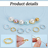 240Pcs 6 Styles Alloy Bead Frames FIND-SP0002-53-6