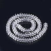 Synthetic Quartz Crystal Beads Strands G-S285-13-2