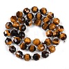 Natural Tiger Eye Beads Strands G-O201B-117F-4