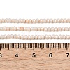 Electroplate Rondelle Glass Beads Strands GL-T021-2x2.5mm-17-19-4
