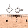 925 Sterling Silver Spring Ring Clasps STER-T007-108P-3